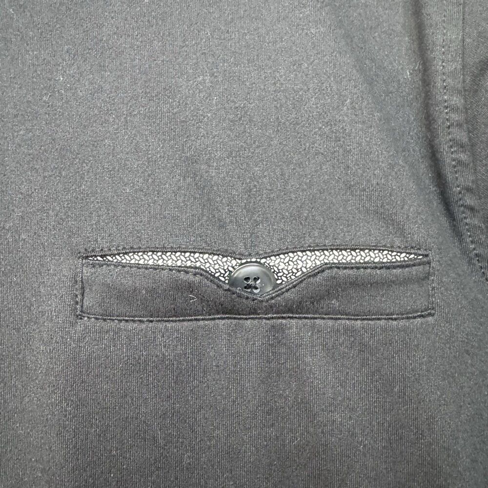 Johnston & Murphy XC4 Pullover Medium Black Performance 1/4 Zip Extreme Comfort - Picture 3 of 13